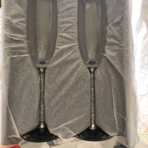 Lenox champagne flutes